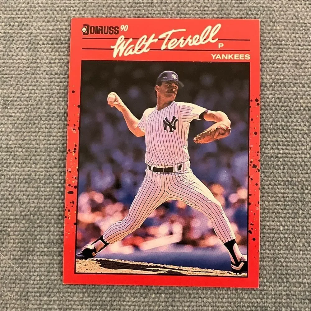 1990 Donruss New York Yankees Baseball Card Trading Card
